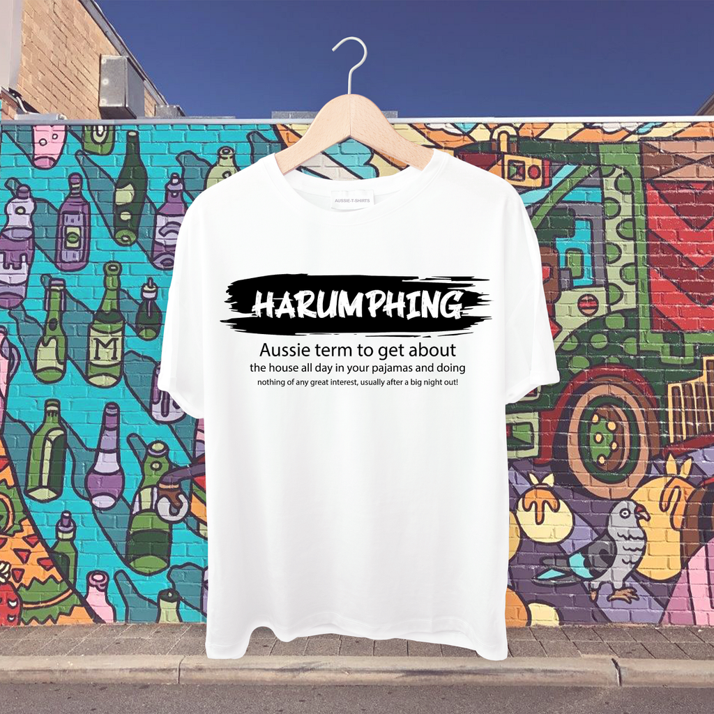 Harumphing-To get about the house all day in your pajamas Tshirt