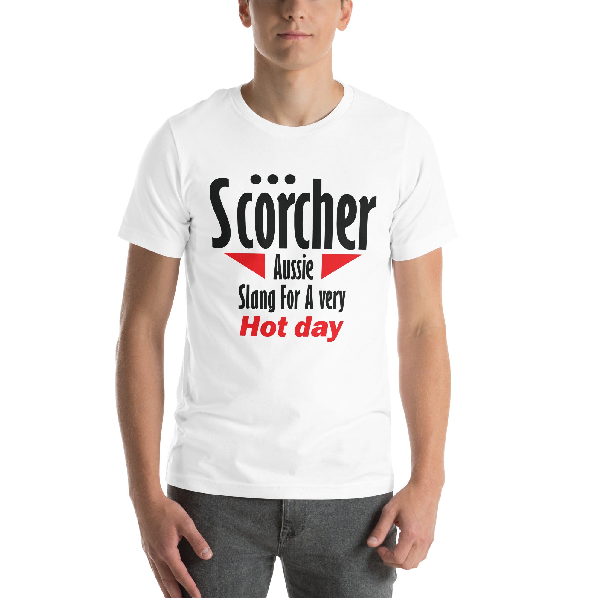 Scorcher-A very hot day Tshirt | unisex Tshirt | aussie-t-shirts